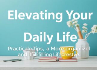 Elevating Your Daily Life: Practical Tips for a More Organized and Fulfilling Lifestyle Elevating Your Daily Life: Practical Tips for a More Organized and Fulfilling Lifestyle
