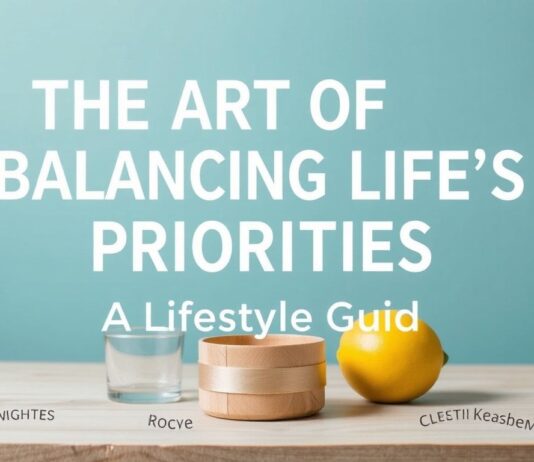 The Art of Balancing Life’s Priorities: A Lifestyle Guide The Art of Balancing Life's Priorities: A Lifestyle Guide