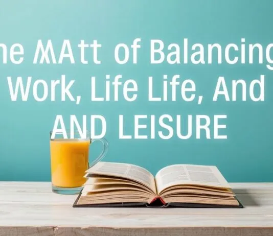 The Art of Balancing Work, Life, and Leisure: A Modern Lifestyle Guide The Art of Balancing Work, Life, and Leisure: A Contemporary Lifestyle Handbook