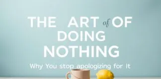 The Art of Doing Nothing: Why You Should Stop Apologizing for It The Art of Doing Nothing: Why You Should Stop Apologizing for It