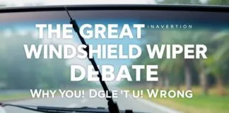 The Great Windshield Wiper Debate: Why We’re All Doing It Wrong The Great Windshield Wiper Debate: Why We're All Doing It Wrong