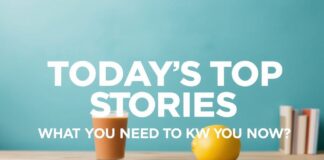 Today’s Top Stories: What You Need to Know Right Now Today's Top Stories: What You Need to Know Right Now