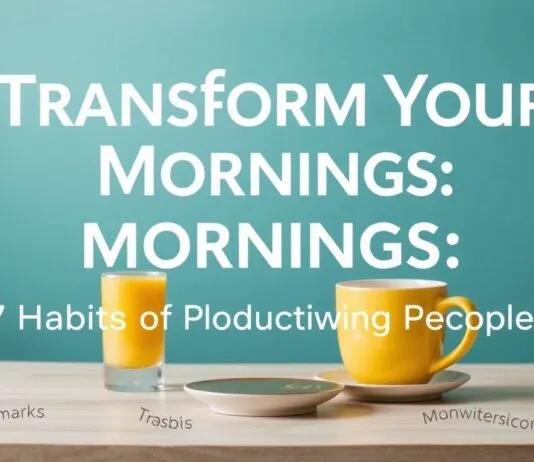 Transform Your Mornings: 7 Habits of Highly Productive People Transform Your Mornings: 7 Habits of Highly Productive People