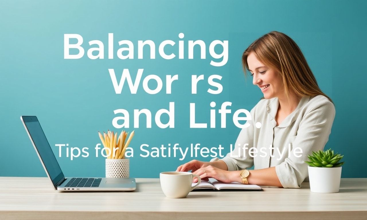 Balancing Work and Life: Tips for a Fulfilling Lifestyle