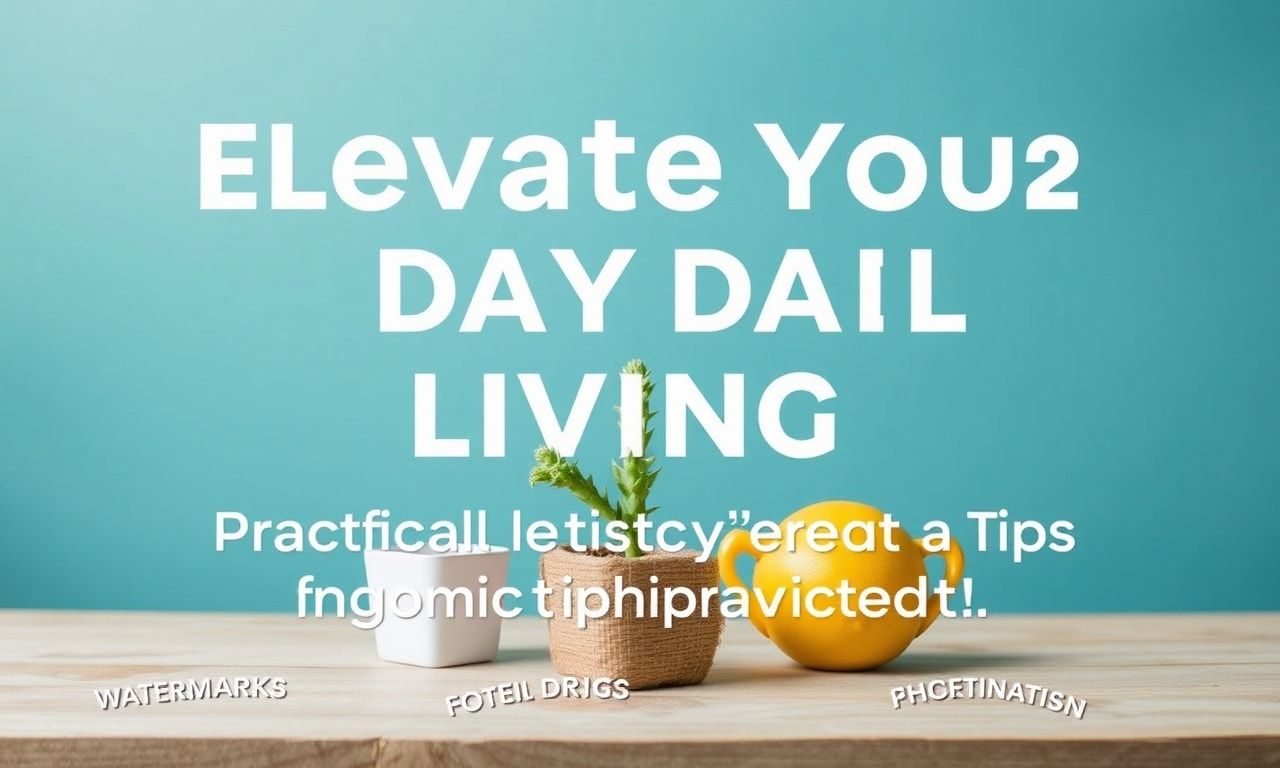 Elevate Your Daily Living: Practical Lifestyle Tips for Continuous Improvement