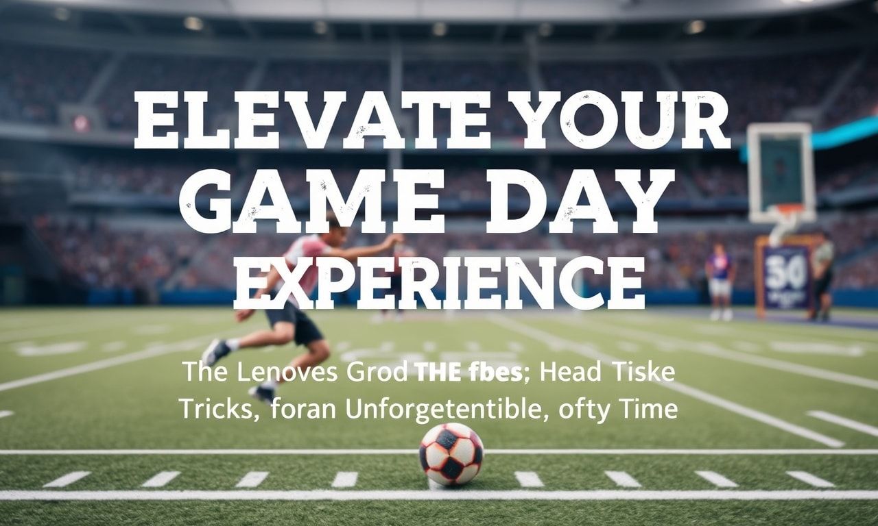 Elevate Your Game Day Experience: Tips and Tricks for an Unforgettable Time