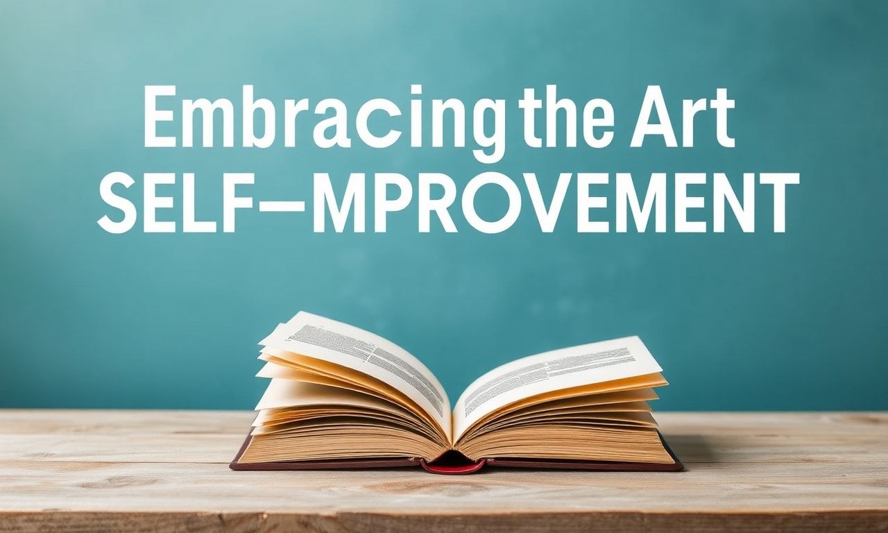 Embracing the Art of Self-Improvement: A Lifestyle Guide