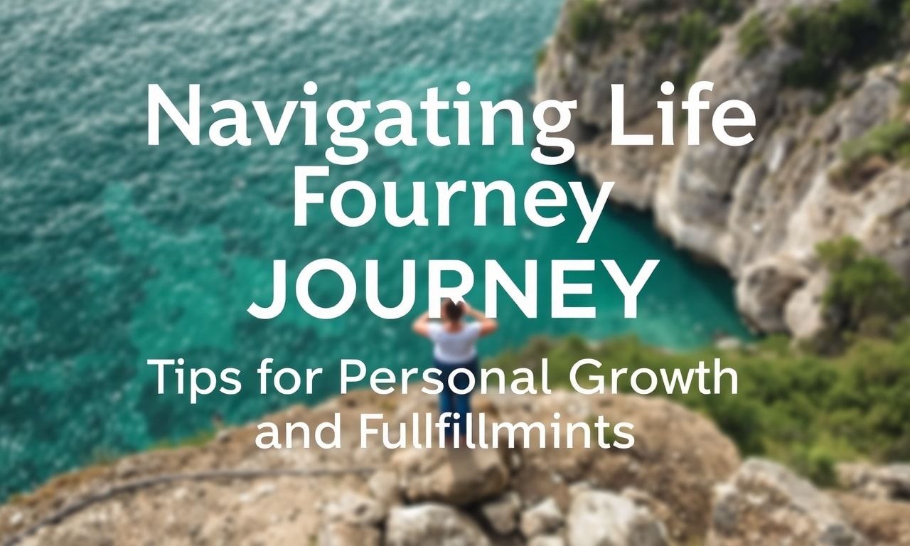 Navigating Life's Journey: Tips for Personal Growth and Fulfillment