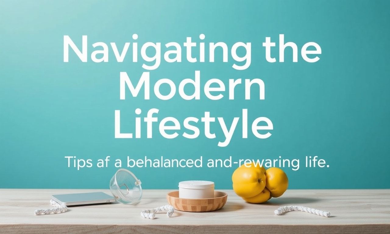 Navigating the Modern Lifestyle: Tips for a Balanced and Fulfilling Life