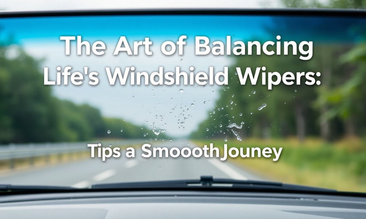 The Art of Balancing Life's Windshield Wipers: Tips for a Smooth Ride
