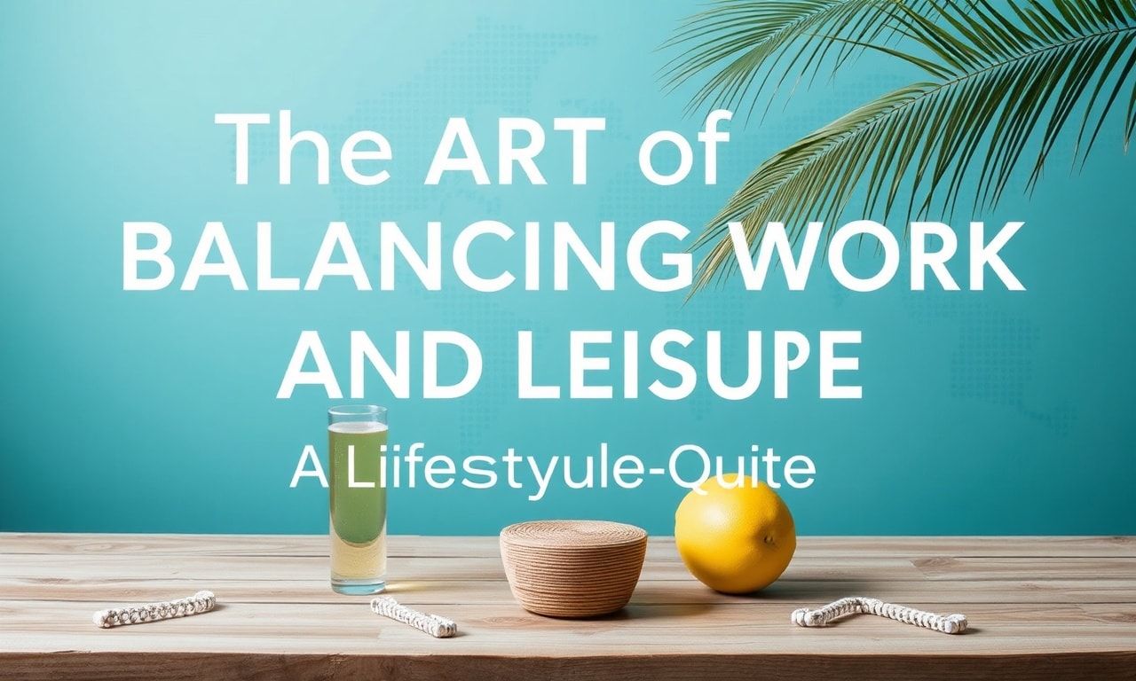 The Art of Balancing Work and Leisure: A Lifestyle Guide
