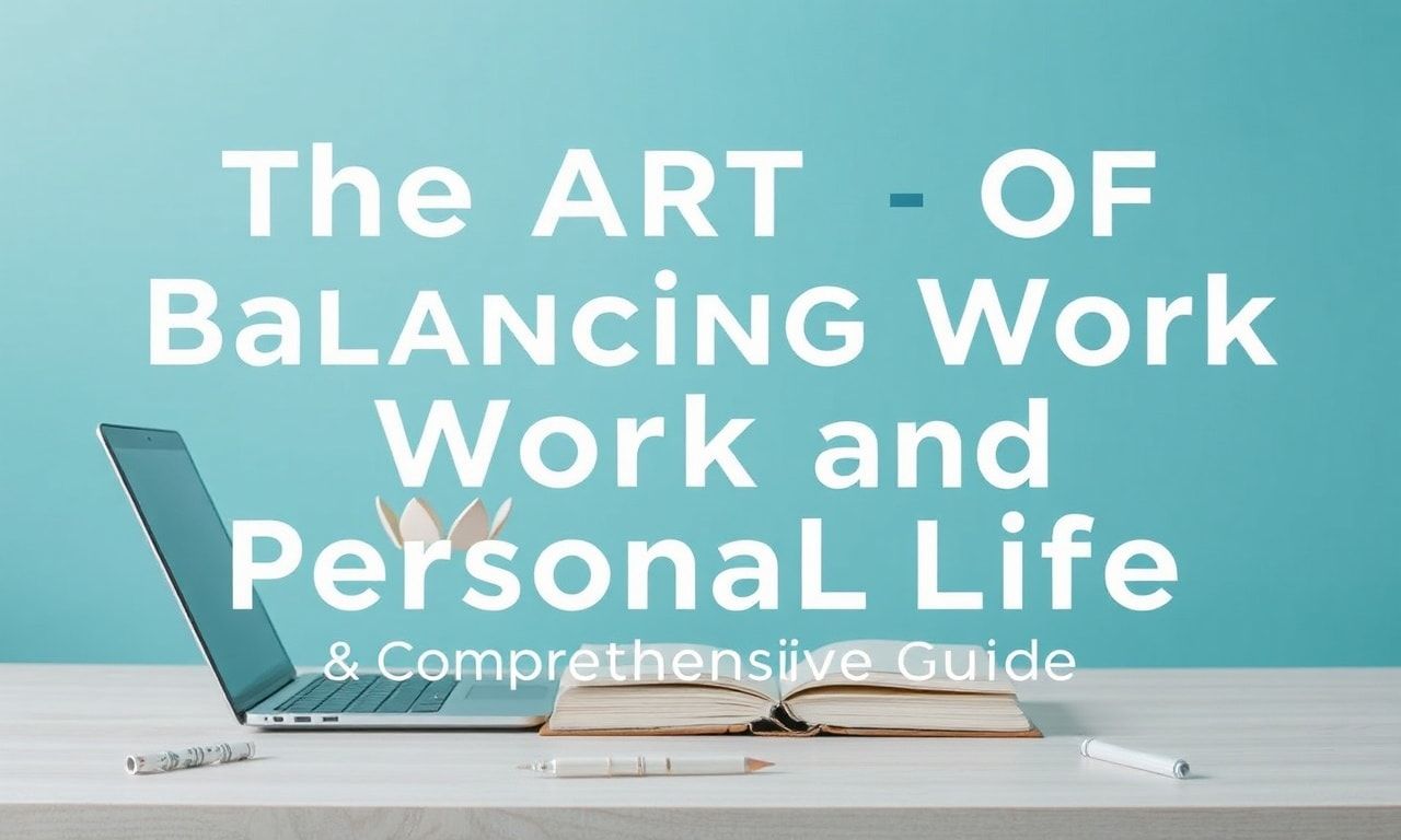 The Art of Balancing Work and Personal Life: A Comprehensive Guide