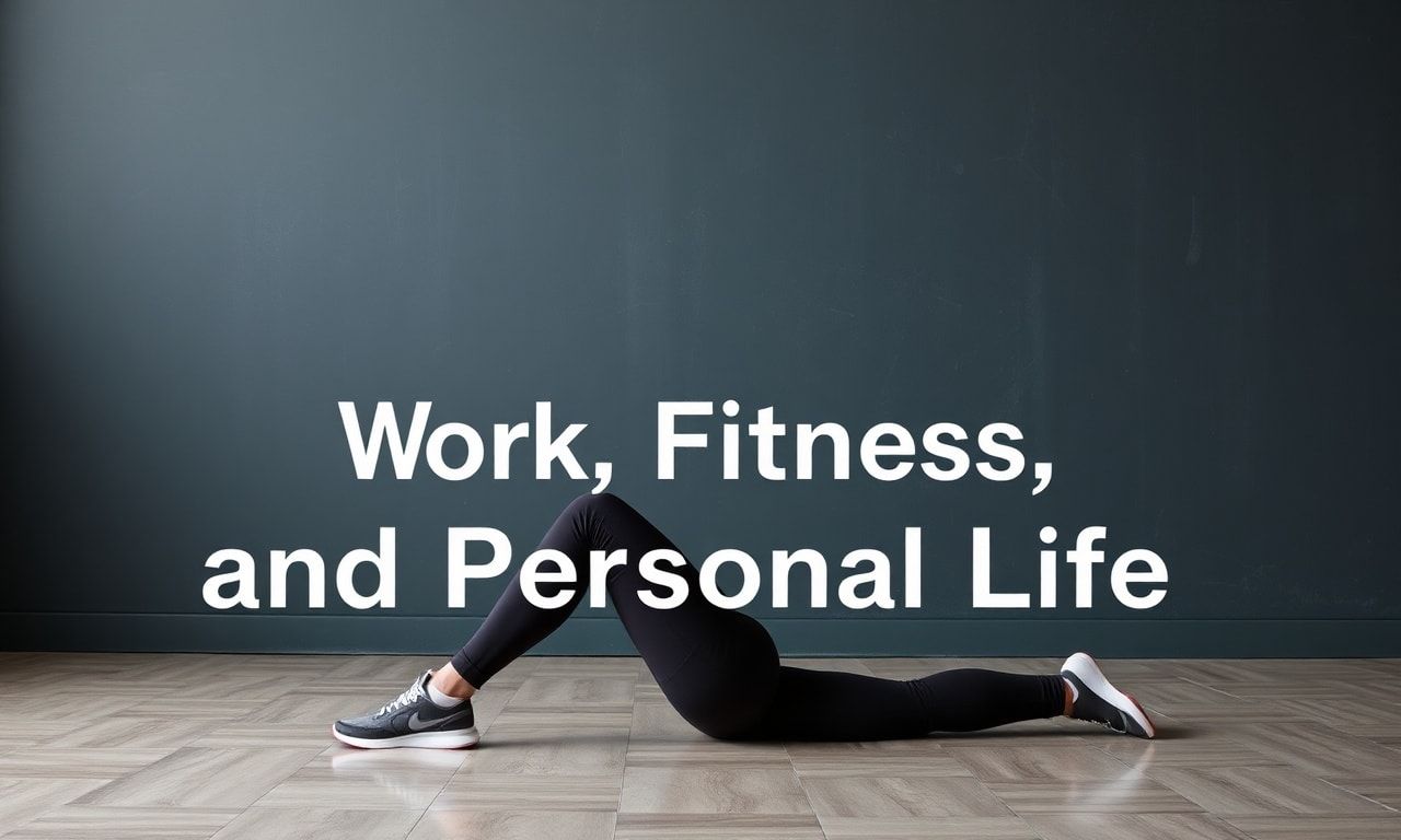 The Art of Balancing Work, Fitness, and Personal Life