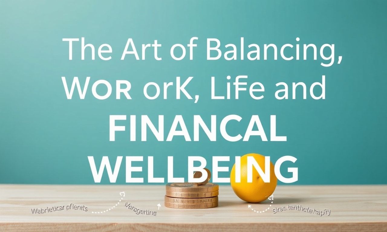 The Art of Balancing Work, Life, and Financial Wellness