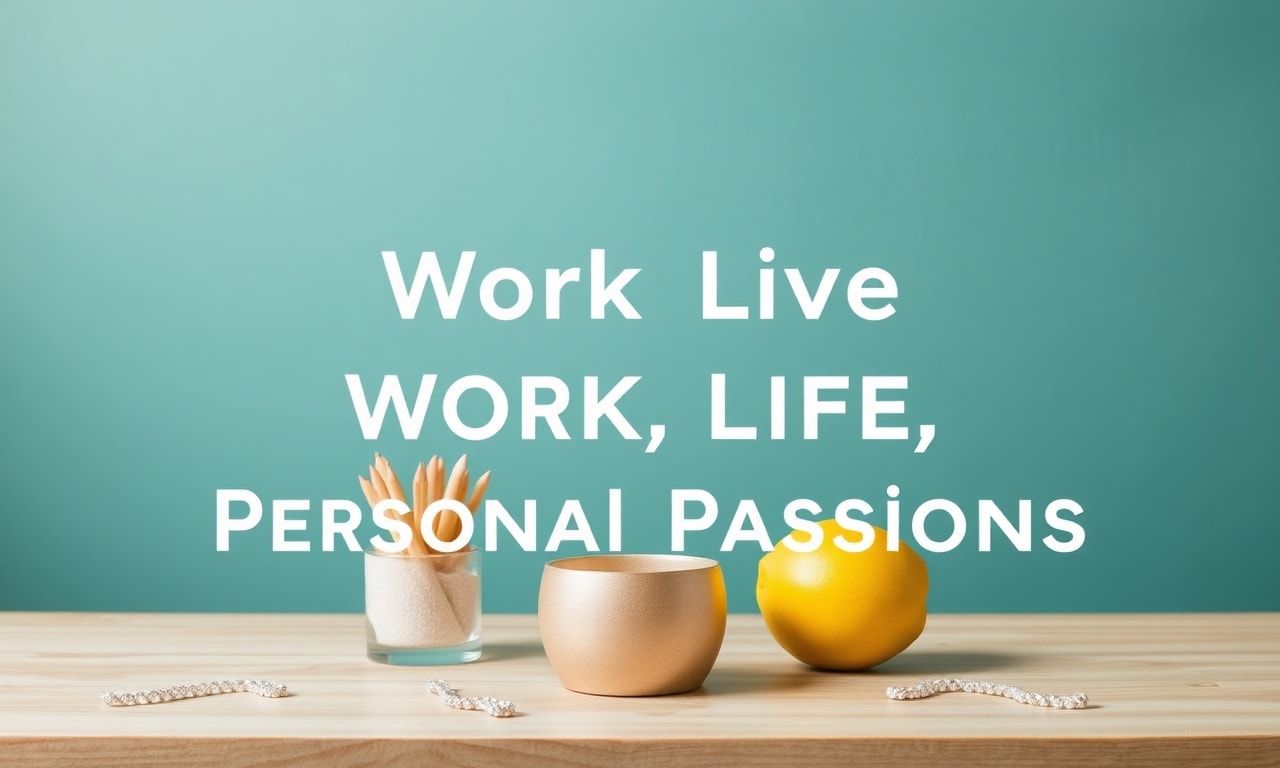 The Art of Balancing Work, Life, and Personal Passions