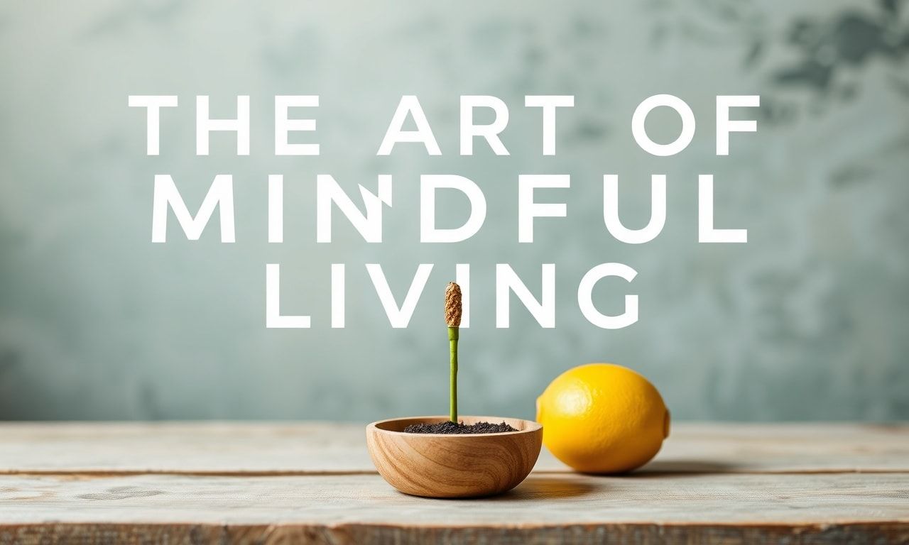 The Art of Mindful Living: Simple Ways to Enhance Your Daily Life