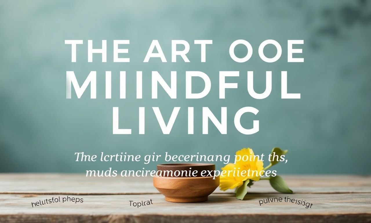 The Art of Mindful Living: Transforming Everyday Moments into Meaningful Experiences