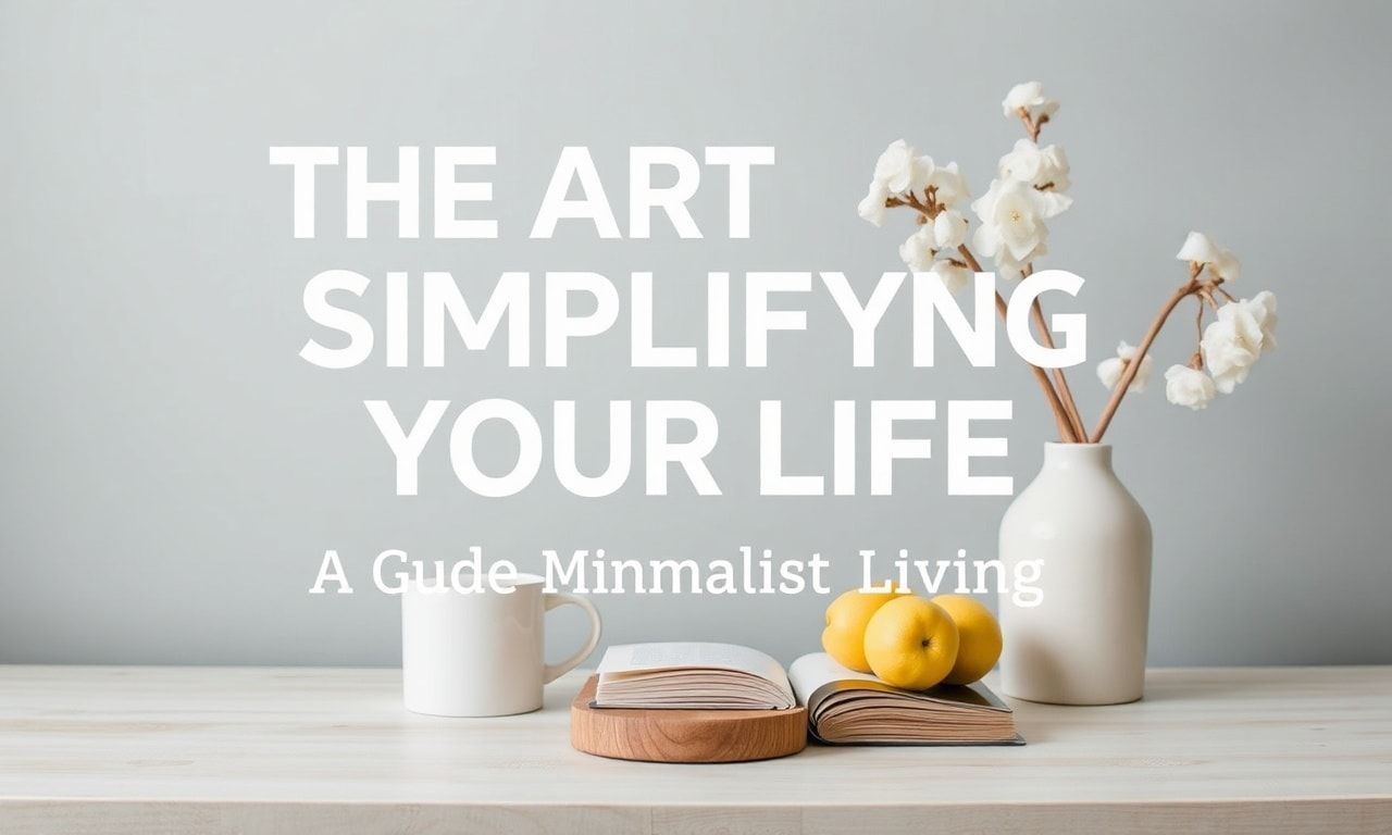 The Art of Simplifying Your Life: A Guide to Minimalist Living