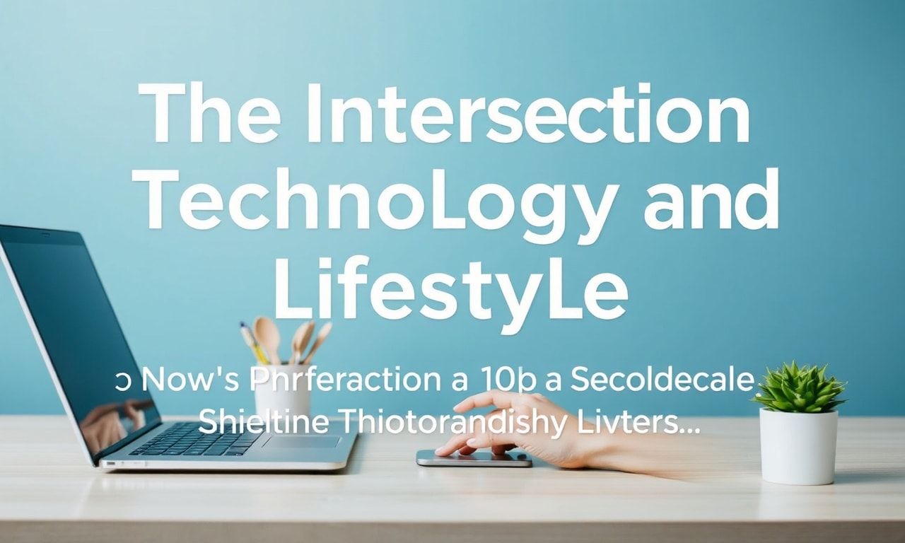 The Intersection of Technology and Lifestyle: How Innovations Are Shaping Our Daily Lives