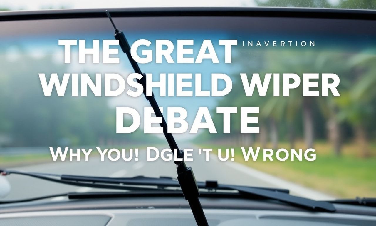 The Great Windshield Wiper Debate: Why We're All Doing It Wrong
