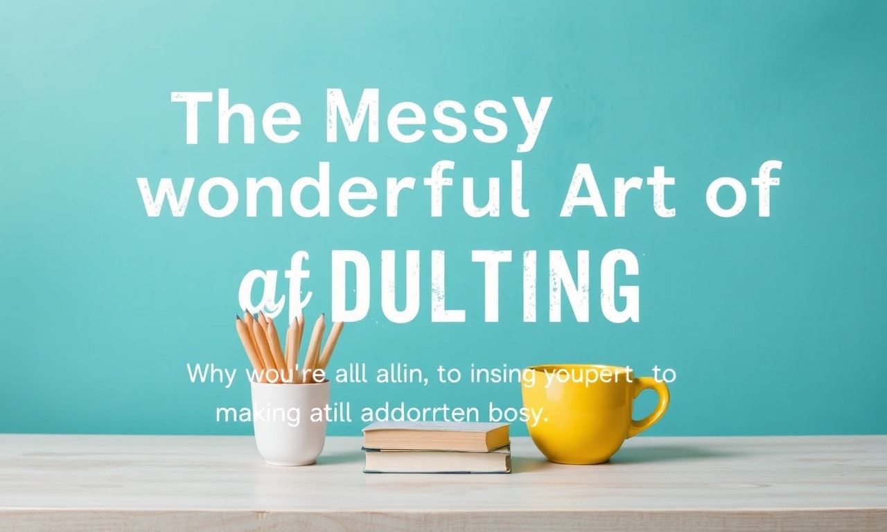 The Messy, Wonderful Art of Adulting: Why We're All Winging It