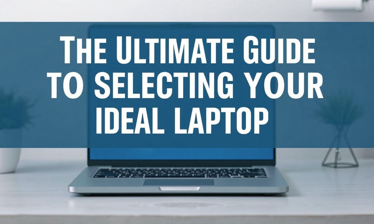 The Ultimate Guide to Choosing Your Perfect Laptop