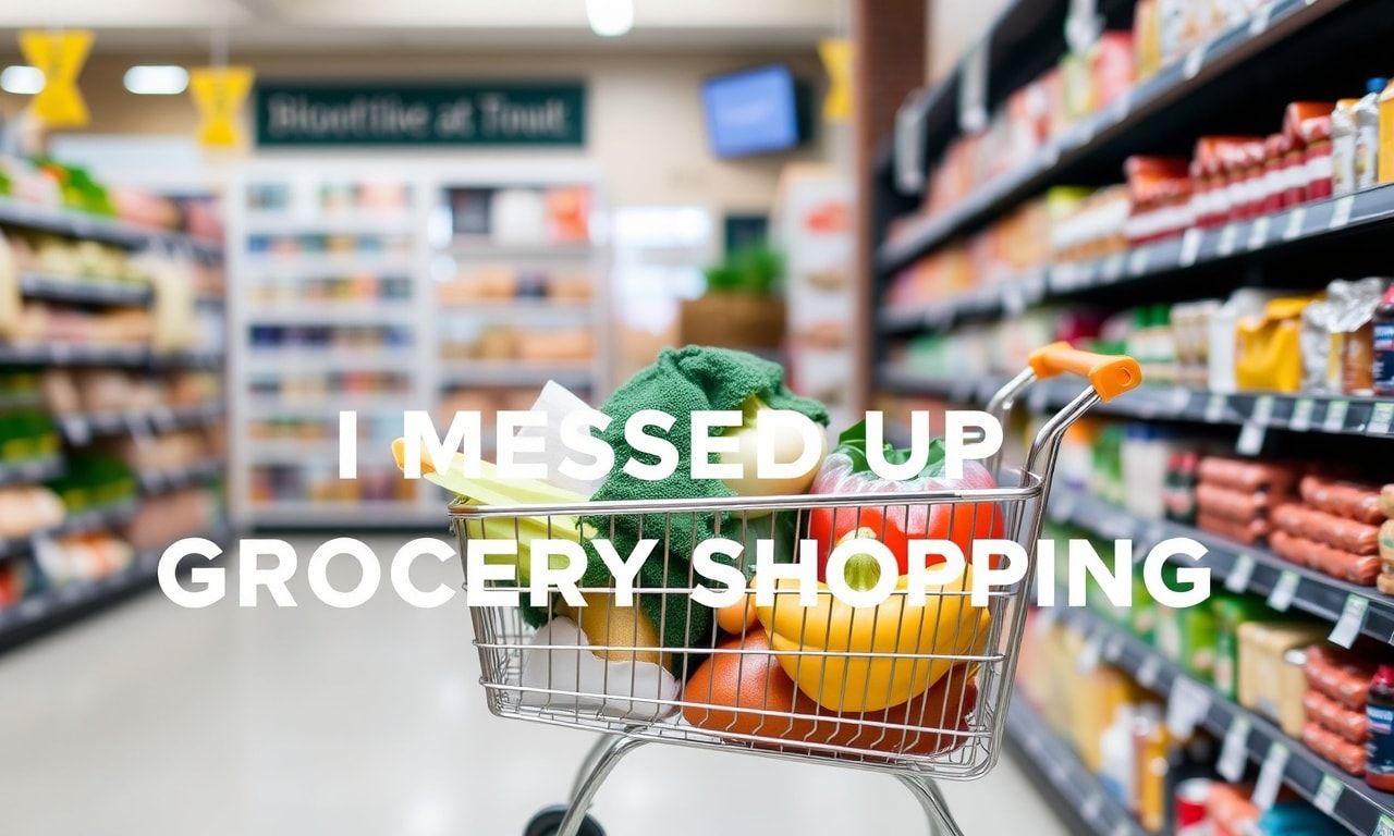 The Unfiltered Truth About Adulting: I Failed at Grocery Shopping