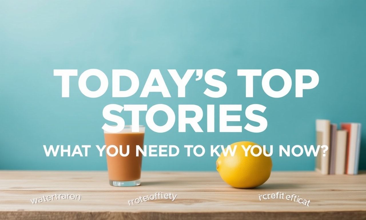 Today's Top Stories: What You Need to Know Right Now